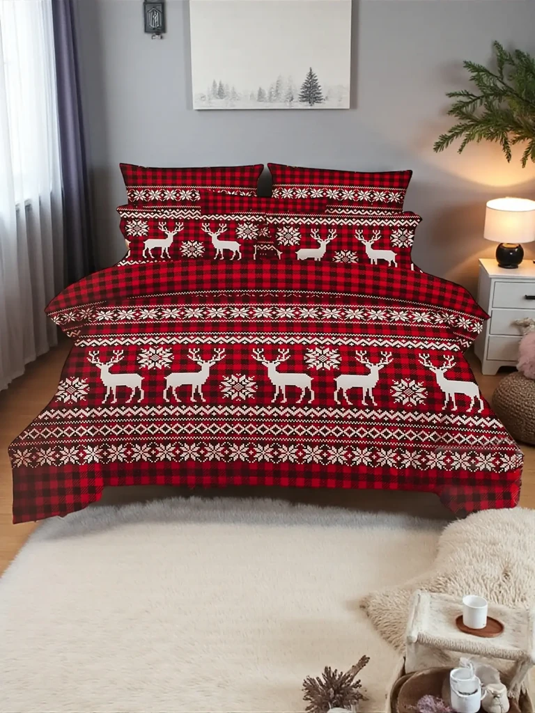 Royalfashion Christmas Bedding Set 160x200 3-PIECE