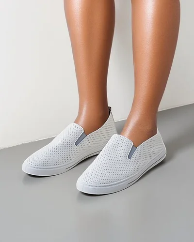 Royalfashion Women's perforated slip-on shoes Eppes
