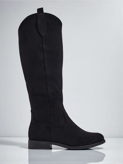 Women's Eco-Suede Heeled Boots Zamerre