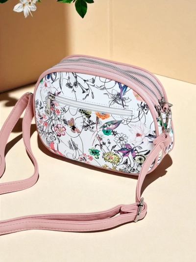 Royalfashion Sieviešu mazā soma no ekoloģiskās ādas Floriana