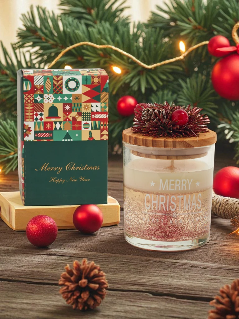 Qiri aromatik i festave Merry Christmas Happy New Year