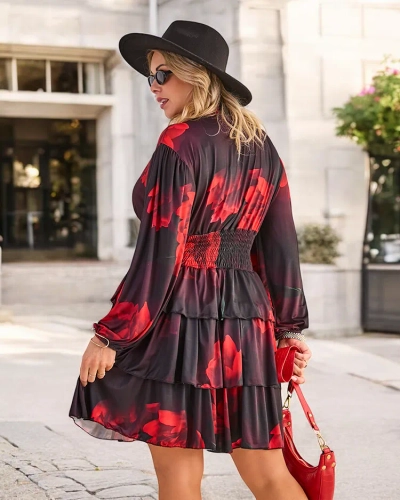 Royalfashion Women's knee-length dress with print