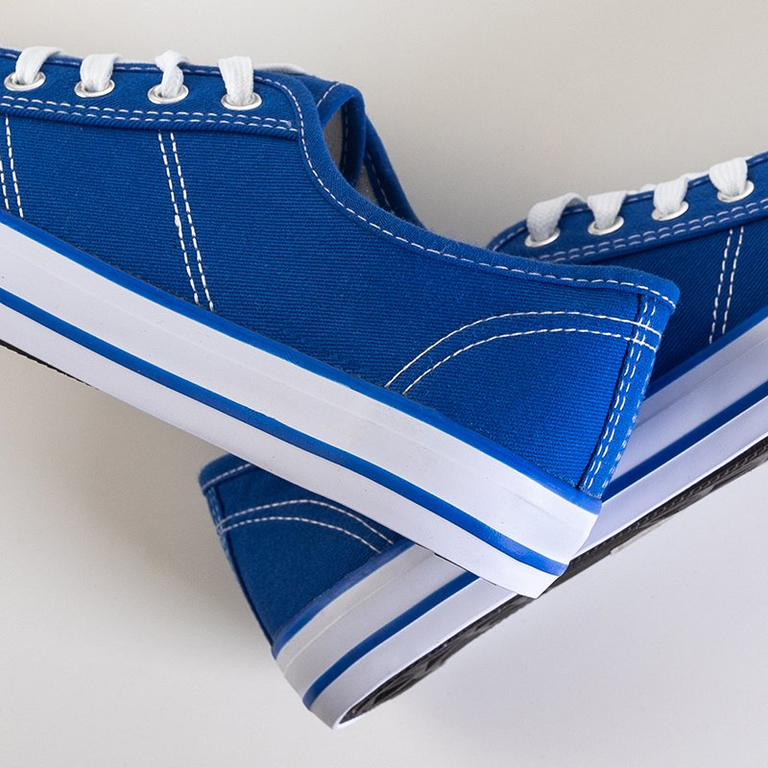 Filip's blue men's sneakers - Footwear