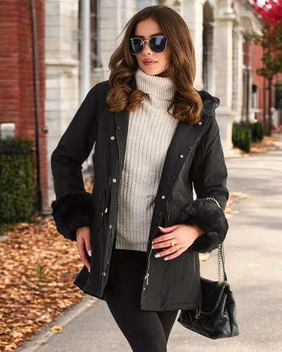 Royalfashion Long women's jacket