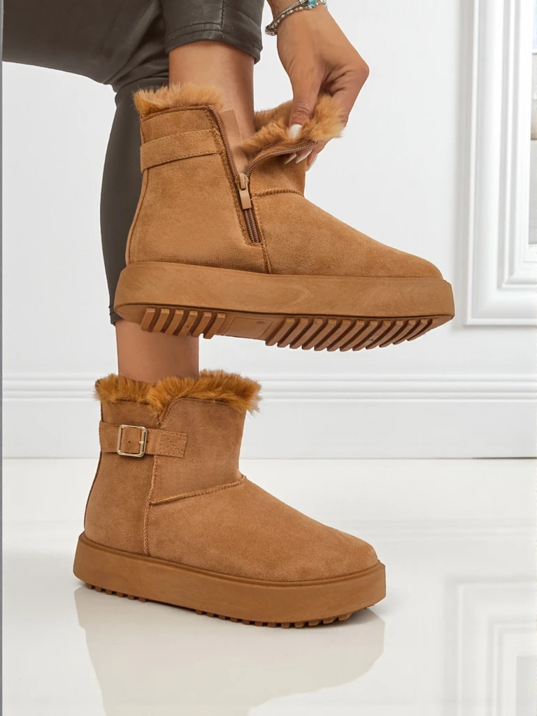 Royalfashion Krutki čevlji a'la snežni škornji venski Aurelia Classico