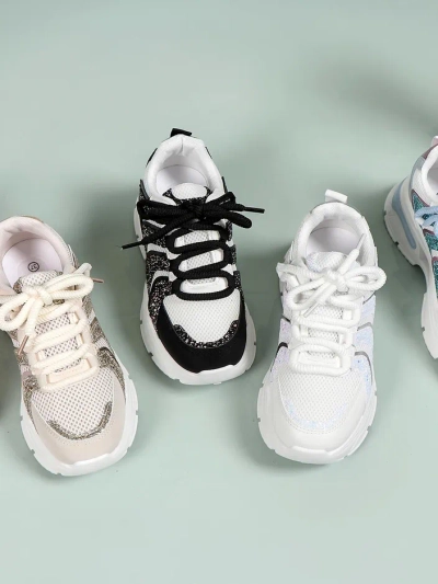 Royalfashion Women's Sporty Platform Sneakers Angello