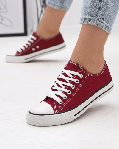 Maroon Portabella Women's Sneakers - Footwear