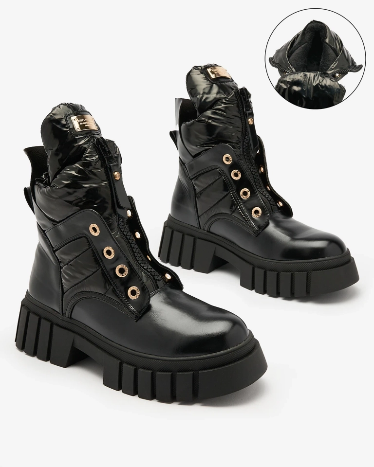 Royalfashion Women's boots in black Selilka