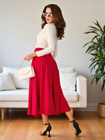 Royalfashion Women's midi skirt