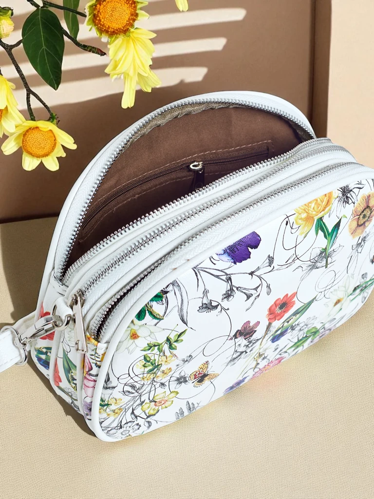 Royalfashion Mazā sieviešu rokassoma no ekoloģiskās ādas Floriana