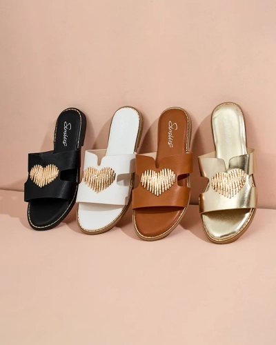 Royalfashion Women's Olis flat sole flip-flops