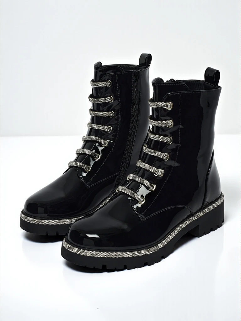 Gelakte Fjorra veterlaarsjes voor dames