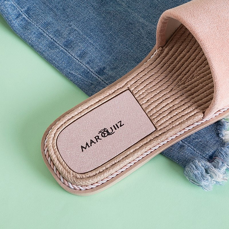 Розовые женские шлепанцы Victoria