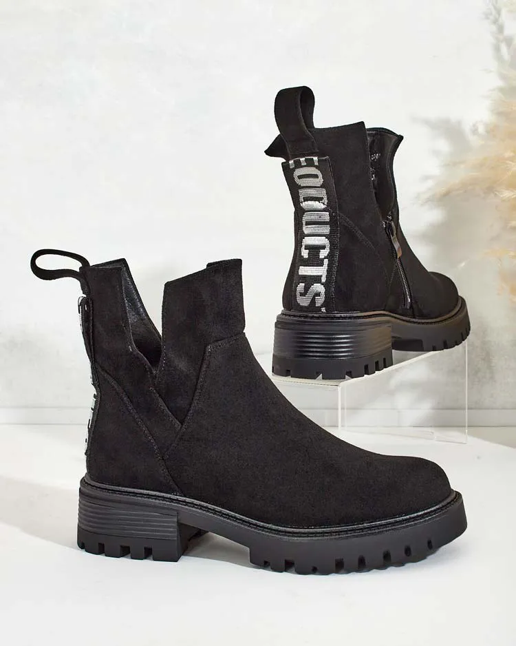 Royalfashion Sieviešu zābaki ar izgriezumu Gorgie