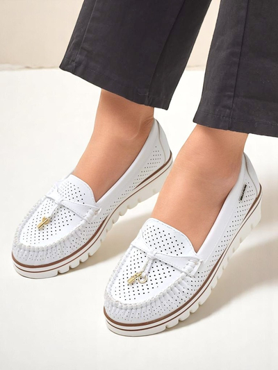 Royalfashion Women's perforated moccasins Elissas