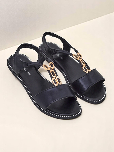 Royalfashion Naiste sandaalid dekoratiivsete rihmadega Siena Glow