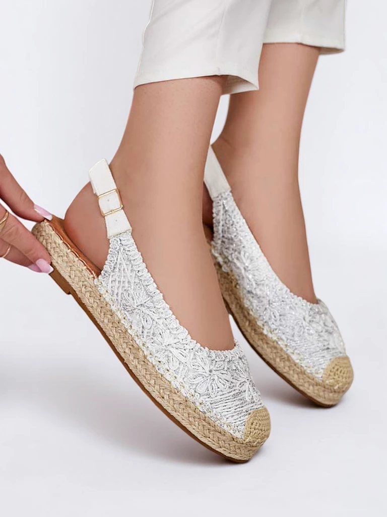 Royalfashion Women's espadrilles with decorative embroidery