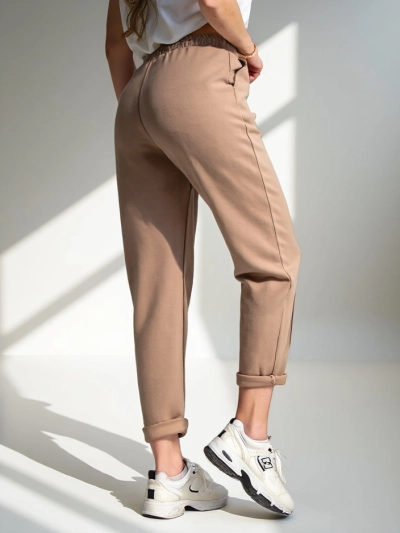 Royalfashion Straight women's trousers with viscose