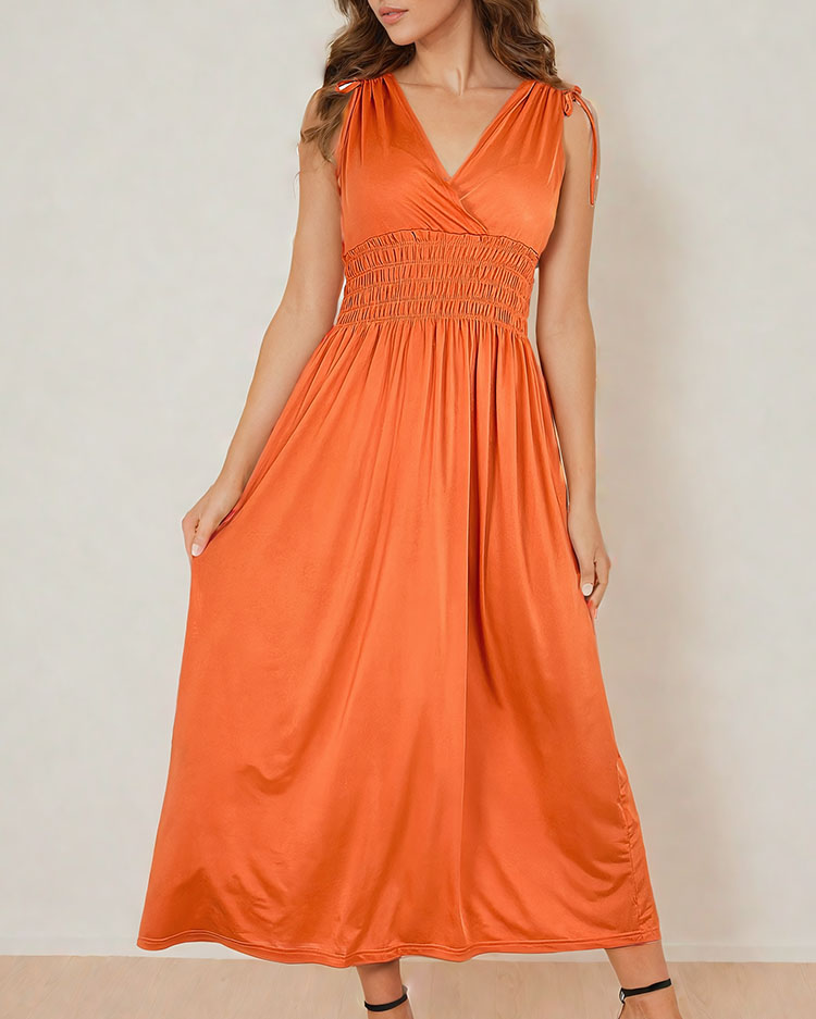 Royalfashion Gluda sieviešu midi kleita