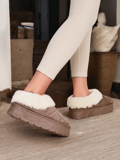 Royalfashion Women's short boots in the style of snow boots Eliozi