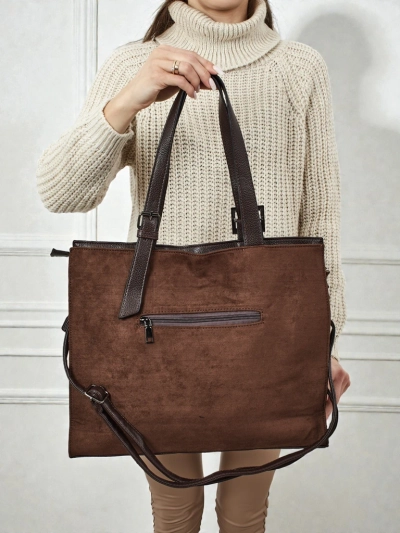 Women's shopper bag eco suede Daverna