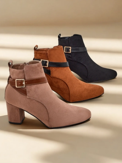 Royalfashion Women's platform ankle boots Eloron