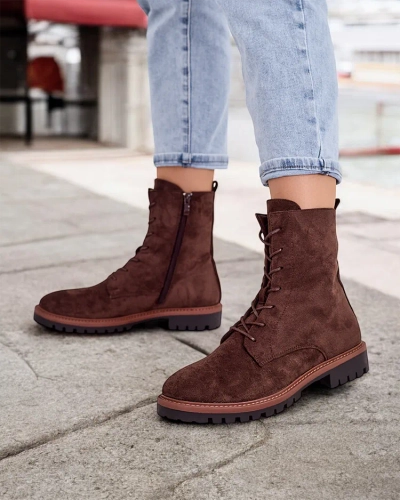 Royalfashion Women's lace-up boots Gosop