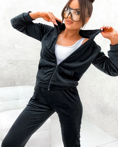 Royalfashion Women's cotton a'la velour set