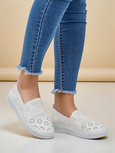 Royalfashion Openwork women’s slip-on shoes Mayla