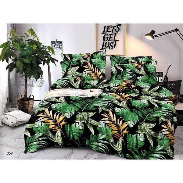 Pościel świąteczna w bałwanki 180x200 - Pościele