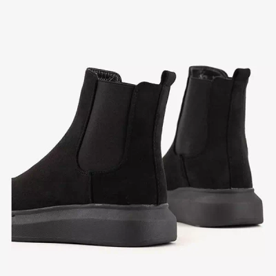 OUTLET Black women's boots on the Baruccio platform - Footwear