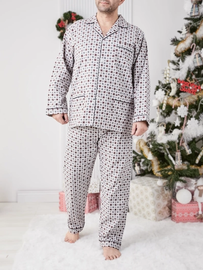 Royalfashion Vīriešu pyjamas ar izdruku