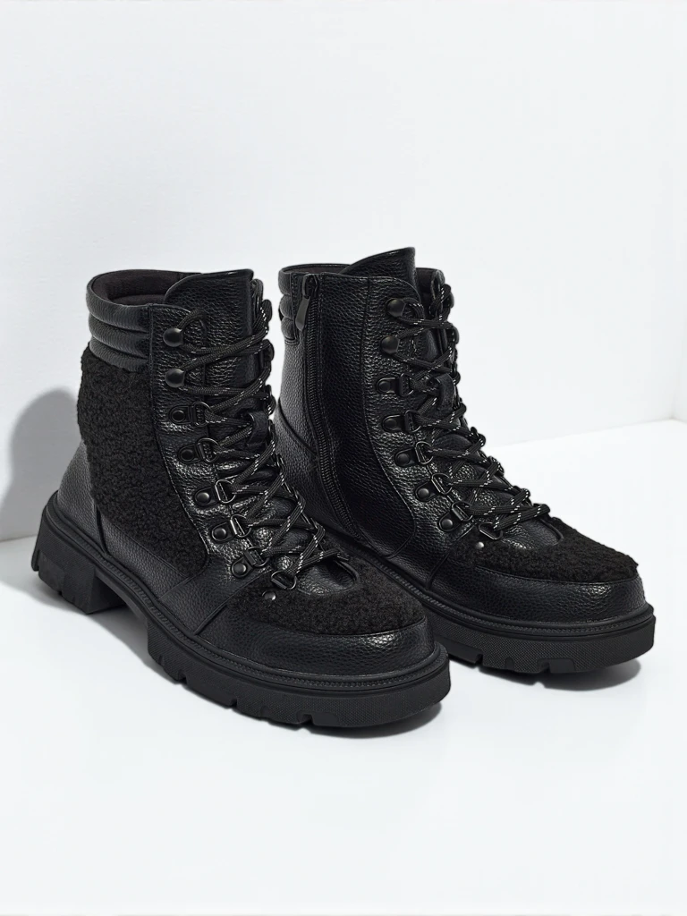 Women's worker boots with fur Ardella