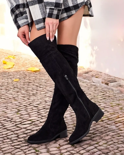 Royalfashion Женские сапоги Elayna из эко-замши