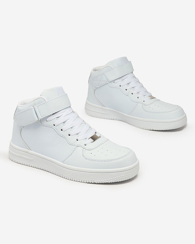 Royalfashion Sporta vīriešu augstpapēžu kedas baltā krāsā Detocci