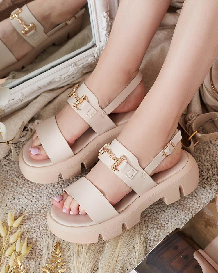 Royalfashion Женские сандалии на платформе из эко-кожи Avemil