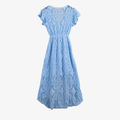 Blue lace dress - Dresses 1