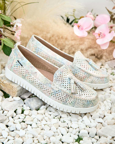 Royalfashion Women's openwork moccasins Molaffa