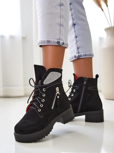 Royalfashion Women's ankle boots worker Volio