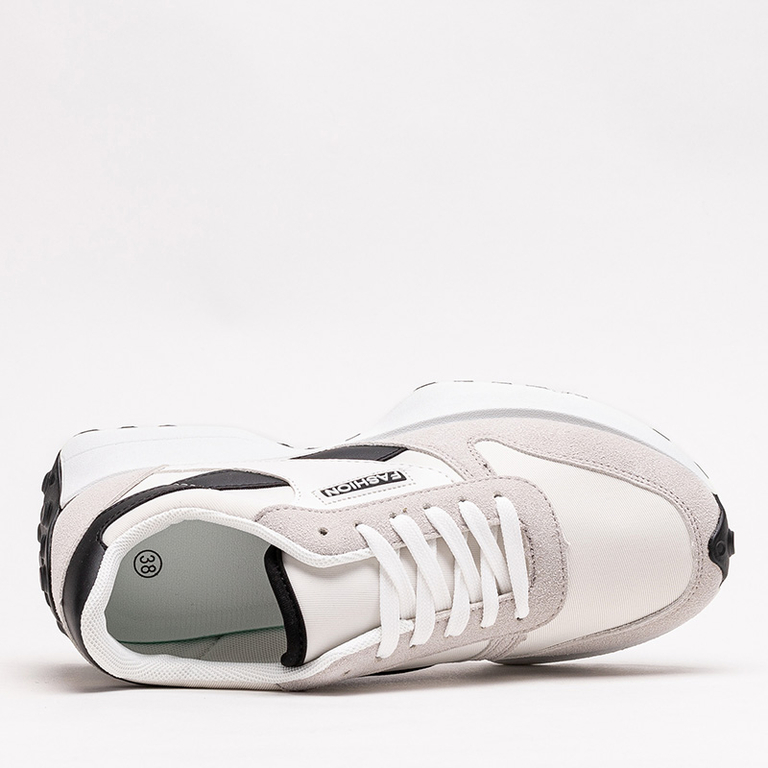 White-gray women's sports shoes Berinn - Footwear