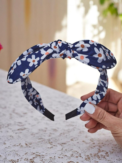Royalfashion Hairband with a Bow in Floral Print Florinka