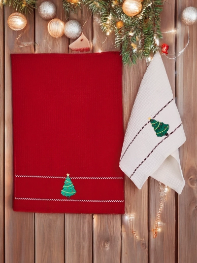 Royalfashion Holiday towel set Happy New Year