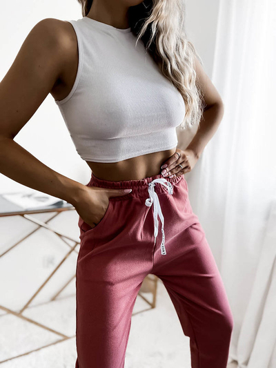 Royalfashion Tumši rozā sieviešu treniņtērpi PLUS SIZE