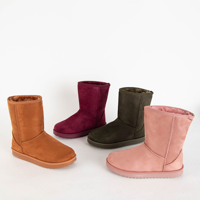 Dark green smooth snow boots Lesledi - Footwear