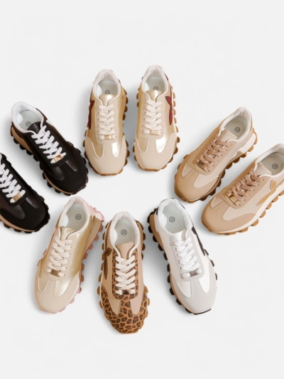 Royalfashion Sieviešu sporta sneakers uz biezākas zoles Aloqa