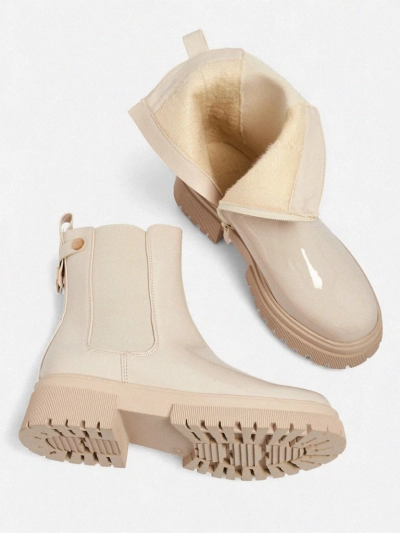 Patent Eco-Leather Women's Ankle Boots Calebi