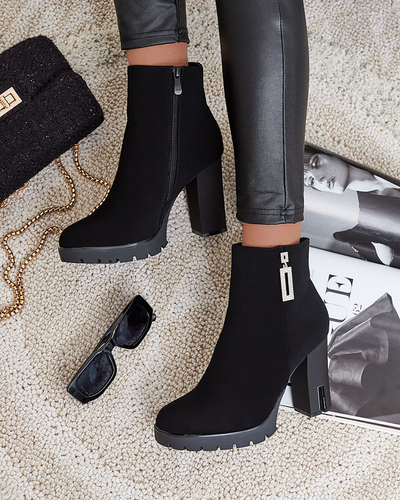 Royalfashion Sieviešu zābaki Beroleda Decorated Stiletto Boots