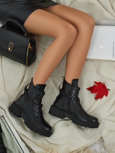 Anviq Women's Eco-Leather Lace-Up Ankle Boots