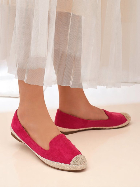 Royalfashion Sieviešu espadrilles no ekomākslīgās zamšādas Bombei