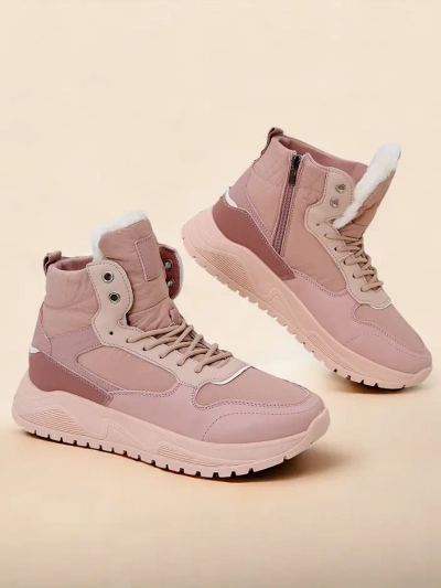 Royalfashion Insulated women's sneakers with fur Retodaf